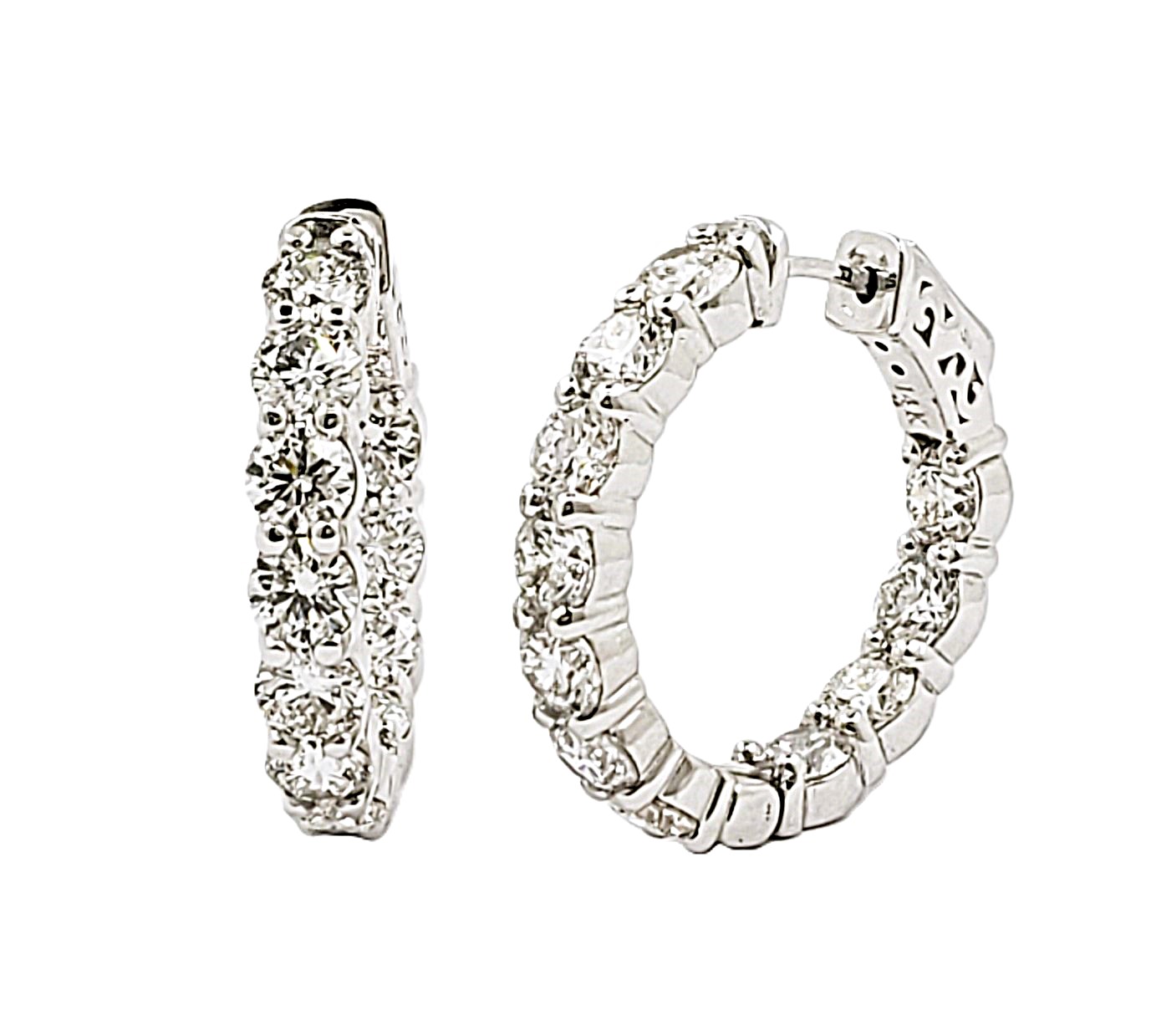 Round Shape Hoop Earrings