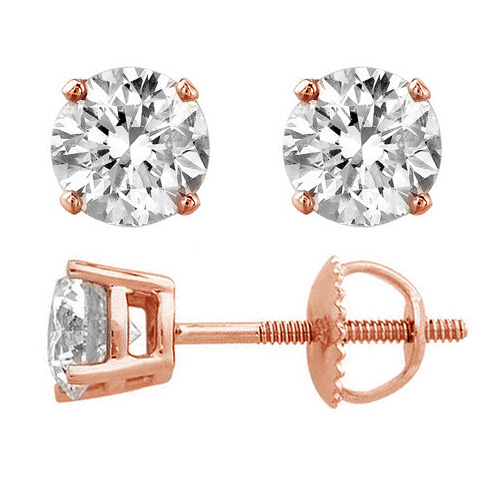 Round Shape Stud Earrings